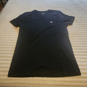 Lacoste Pima Cotton V-Neck T-Shirt